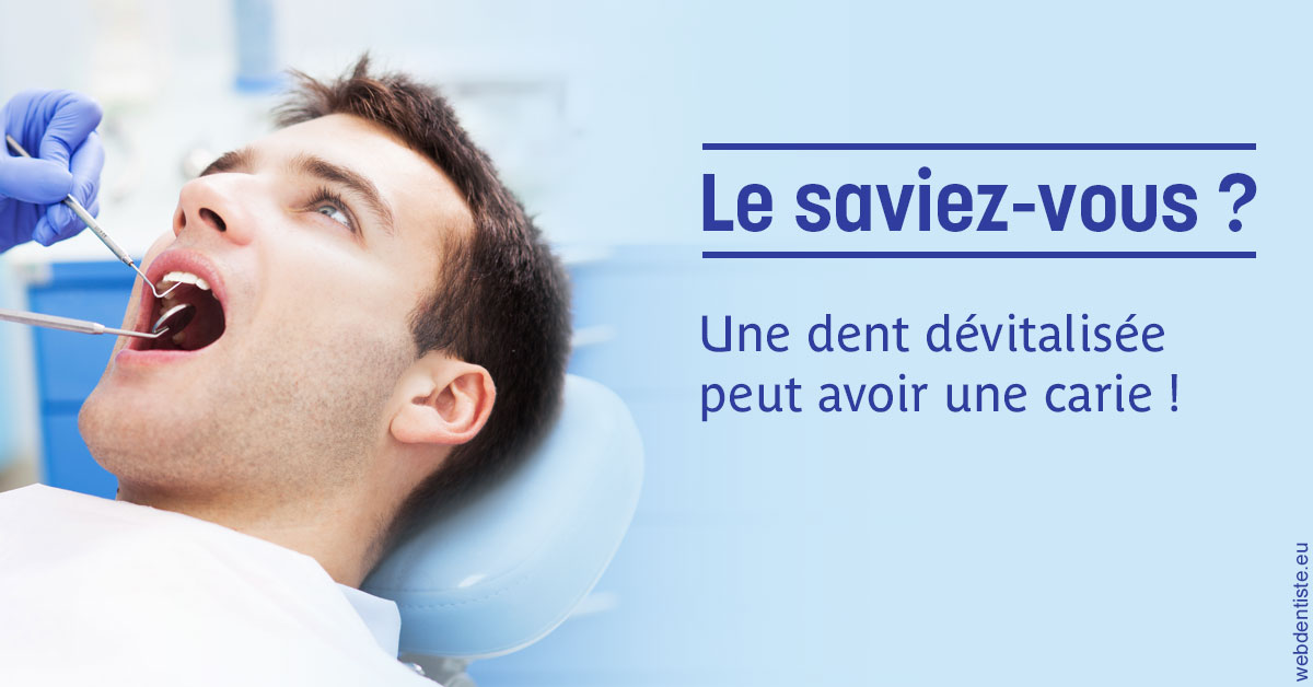 https://dr-fabrice-vernet.chirurgiens-dentistes.fr/Dent dévitalisée et carie 2
